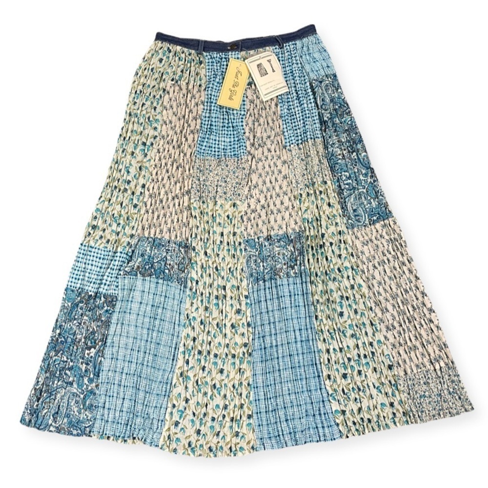 Maxi Skirt patchwork design New With Tags Size 12